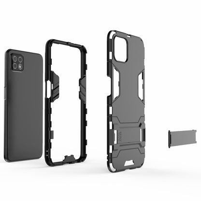 2-in-1 Plastic + TPU Hybrid Case with Kickstand for Oppo A72 5G