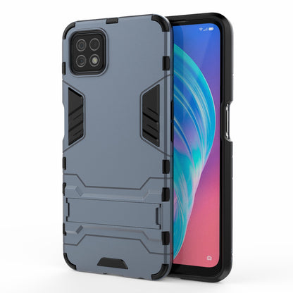 2-in-1 Plastic + TPU Hybrid Case with Kickstand for Oppo A72 5G