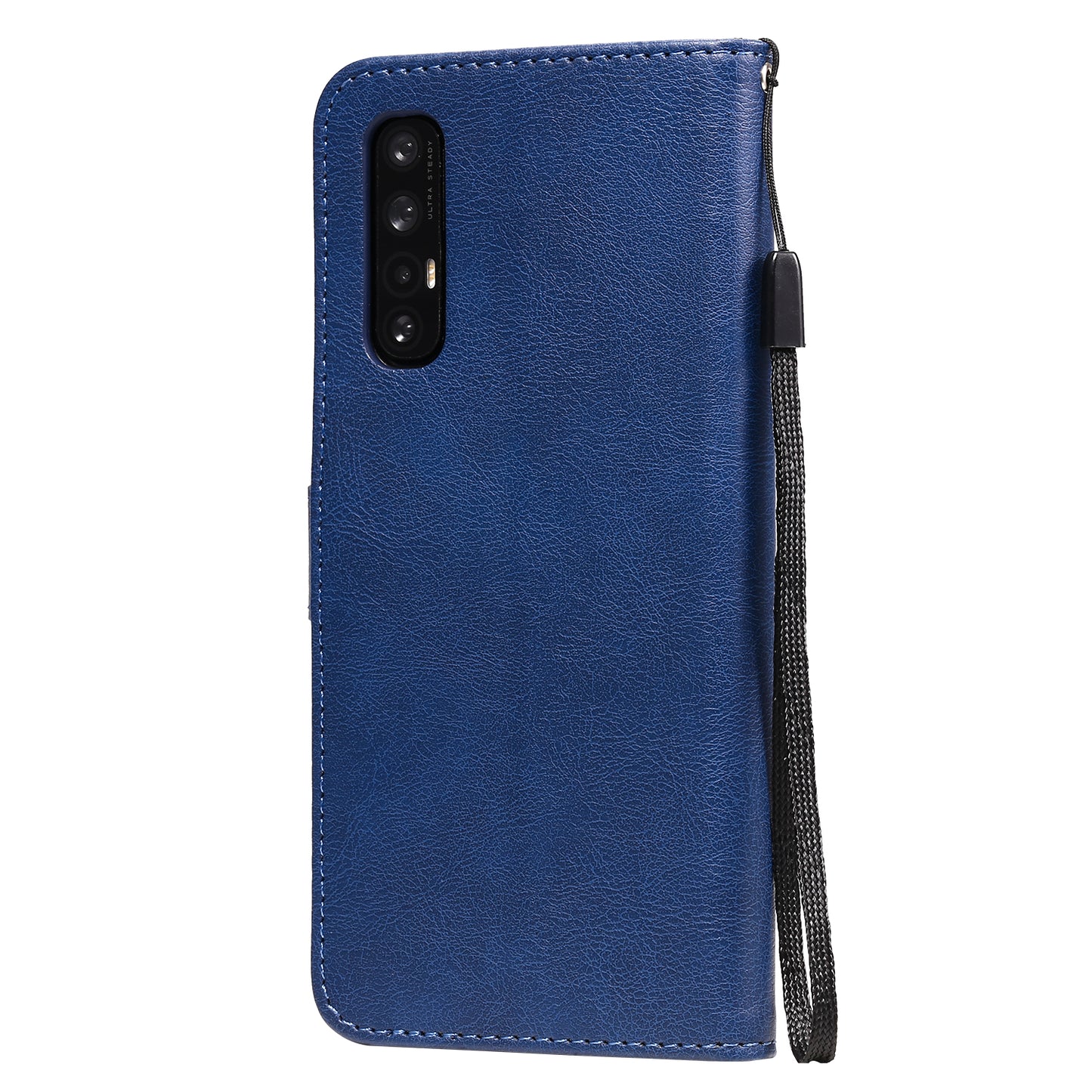 KT Leather Series-2 Solid ColorWallet Stand Leather Shell with Strap for Oppo Reno3 Pro 5G / Find X2 Neo (Overseas Version)