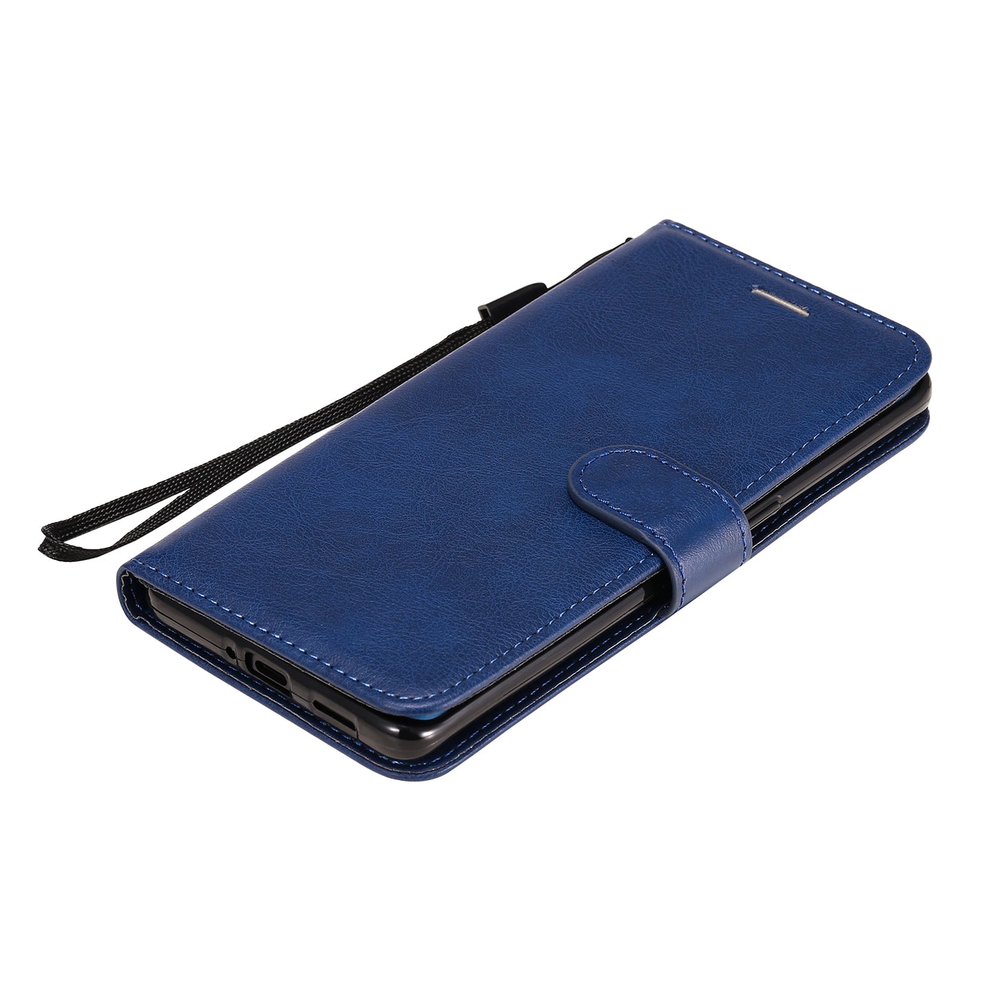 KT Leather Series-2 Solid ColorWallet Stand Leather Shell with Strap for Oppo Reno3 Pro 5G / Find X2 Neo (Overseas Version)