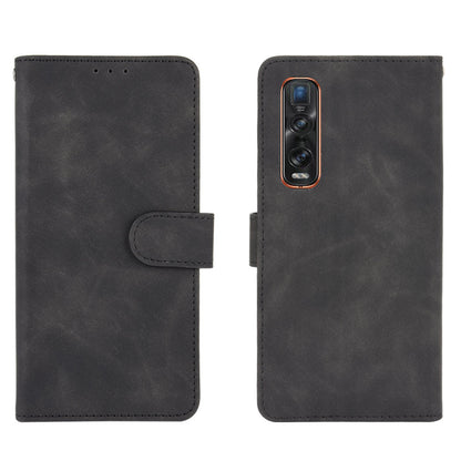 Skin-touch PU Leather Wallet Cell Phone Case for Oppo Find X2 Pro