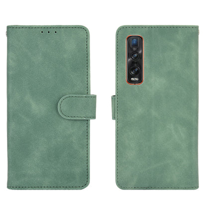 Skin-touch PU Leather Wallet Cell Phone Case for Oppo Find X2 Pro