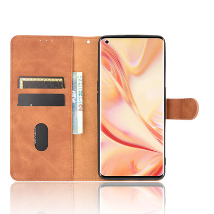 Skin-touch PU Leather Wallet Cell Phone Case for Oppo Find X2 Pro