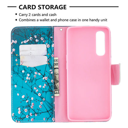 Pattern Printing Skin Magnetic Leather with Wallet Case for Oppo Find X2 Neo