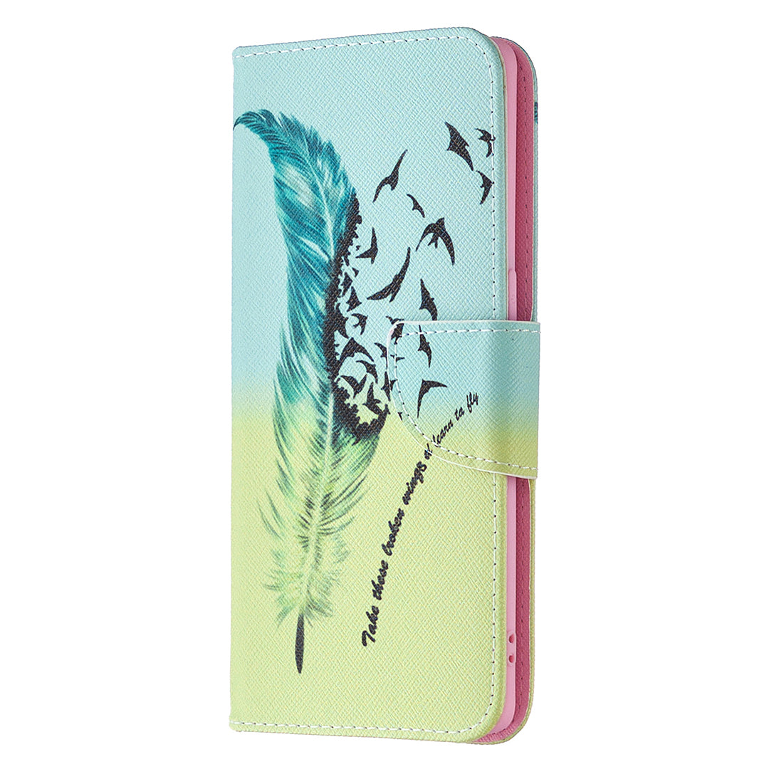 Pattern Printing Skin Magnetic Leather with Wallet Case for Oppo Find X2 Neo