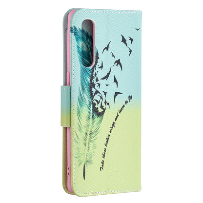 Pattern Printing Skin Magnetic Leather with Wallet Case for Oppo Find X2 Neo