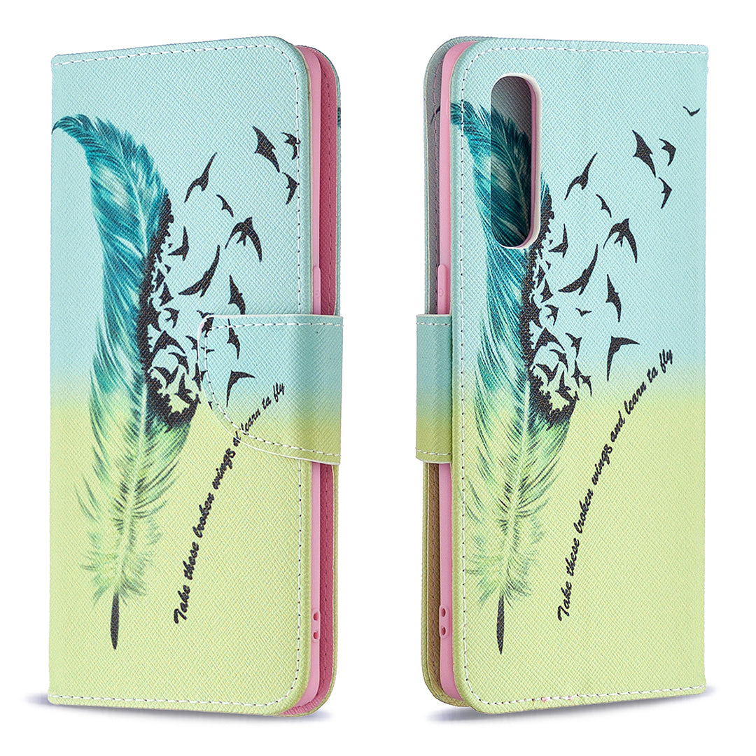 Pattern Printing Skin Magnetic Leather with Wallet Case for Oppo Find X2 Neo