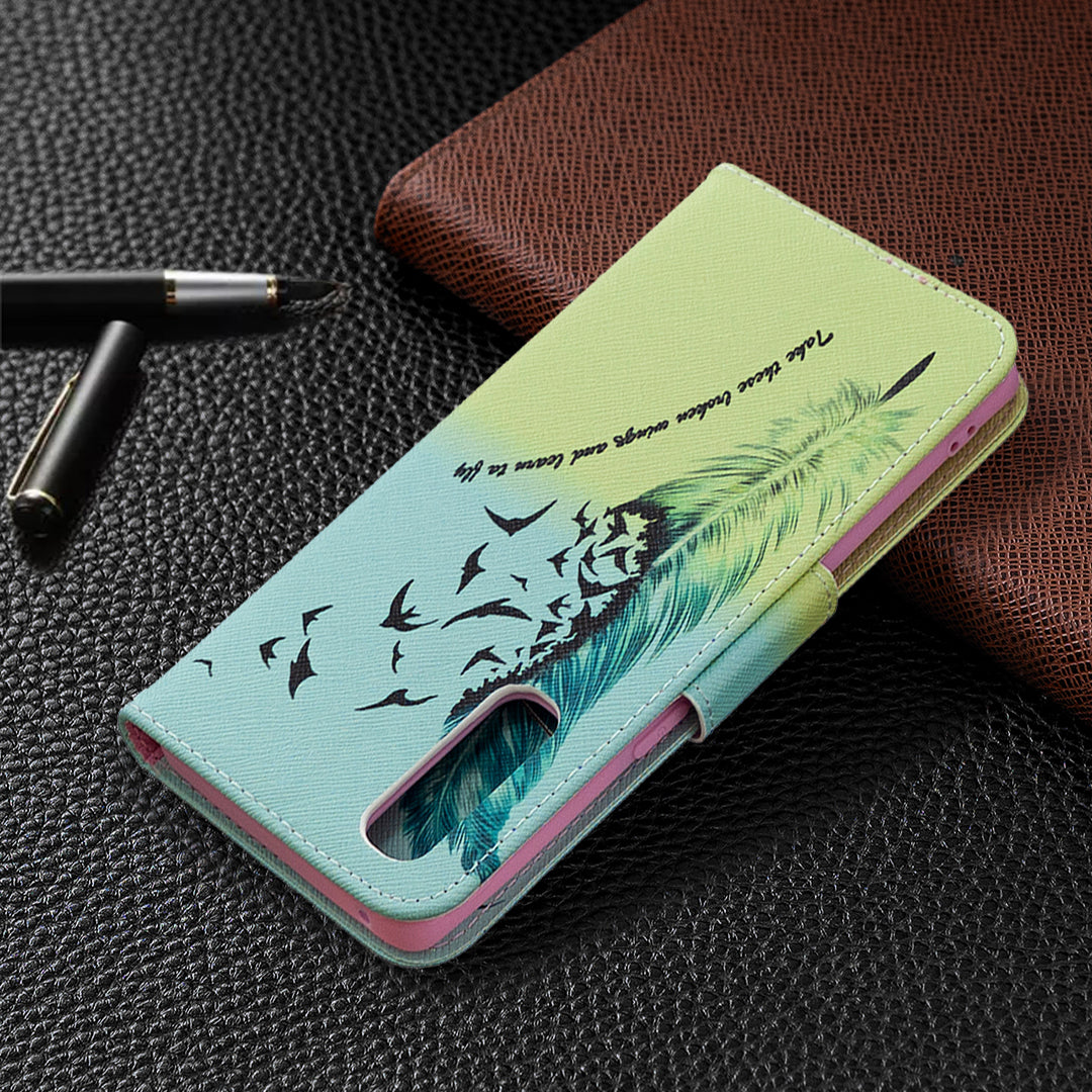 Pattern Printing Skin Magnetic Leather with Wallet Case for Oppo Find X2 Neo