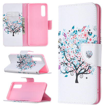 Pattern Printing Skin Magnetic Leather with Wallet Case for Oppo Find X2 Neo