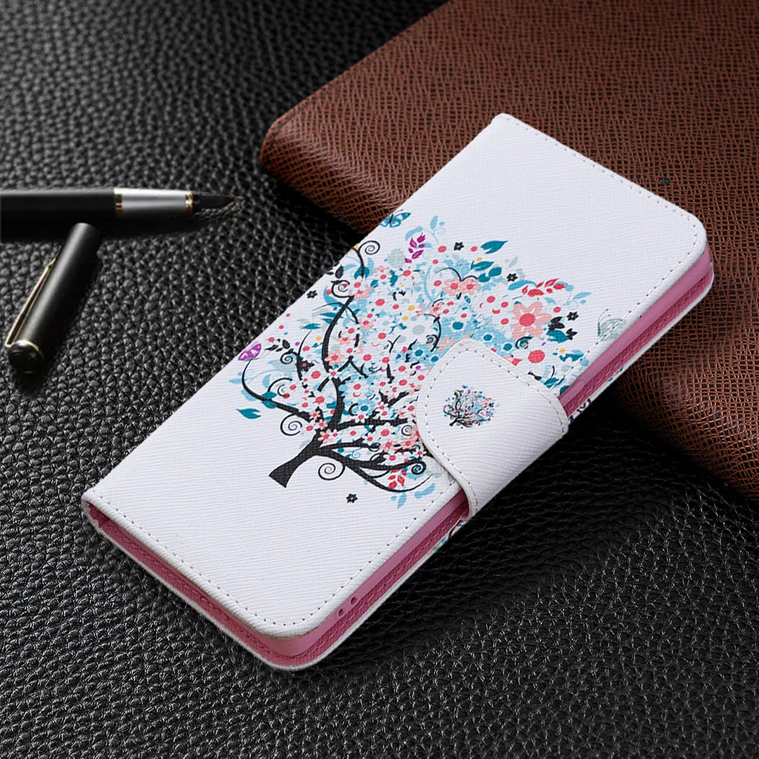 Pattern Printing Skin Magnetic Leather with Wallet Case for Oppo Find X2 Neo