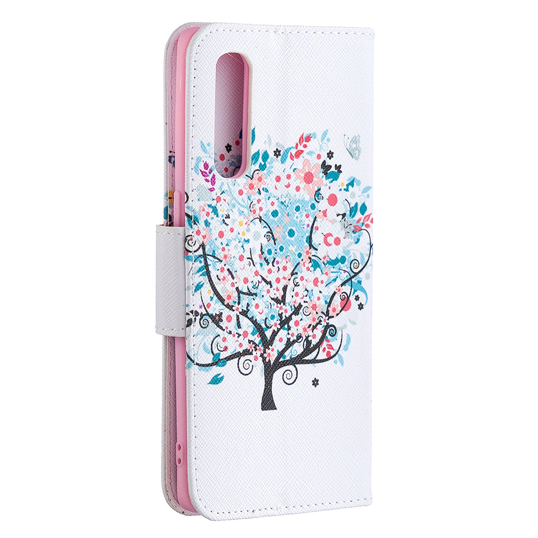 Pattern Printing Skin Magnetic Leather with Wallet Case for Oppo Find X2 Neo