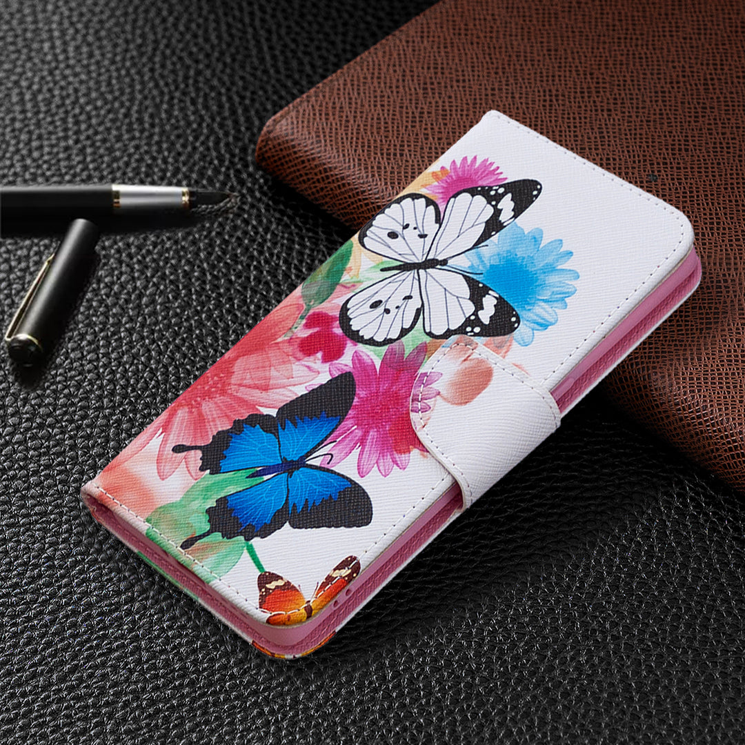 Pattern Printing Skin Magnetic Leather with Wallet Case for Oppo Find X2 Neo