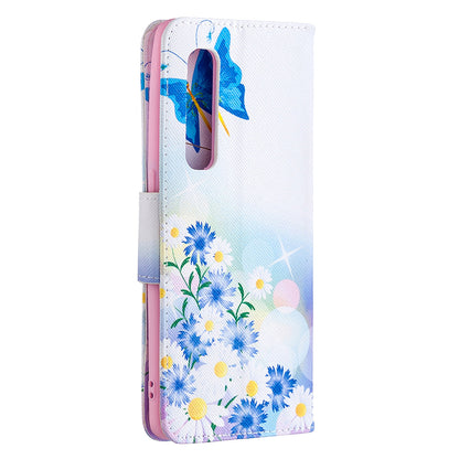 Pattern Printing Skin Magnetic Leather with Wallet Case for Oppo Find X2 Neo