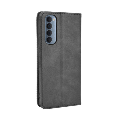 Retro with Wallet Stand Leather Phone Cover for Oppo Reno4 Pro 4G