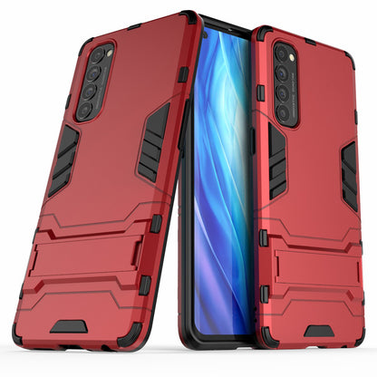 PC + TPU Cover with Kickstand for Oppo Reno4 Pro 4G