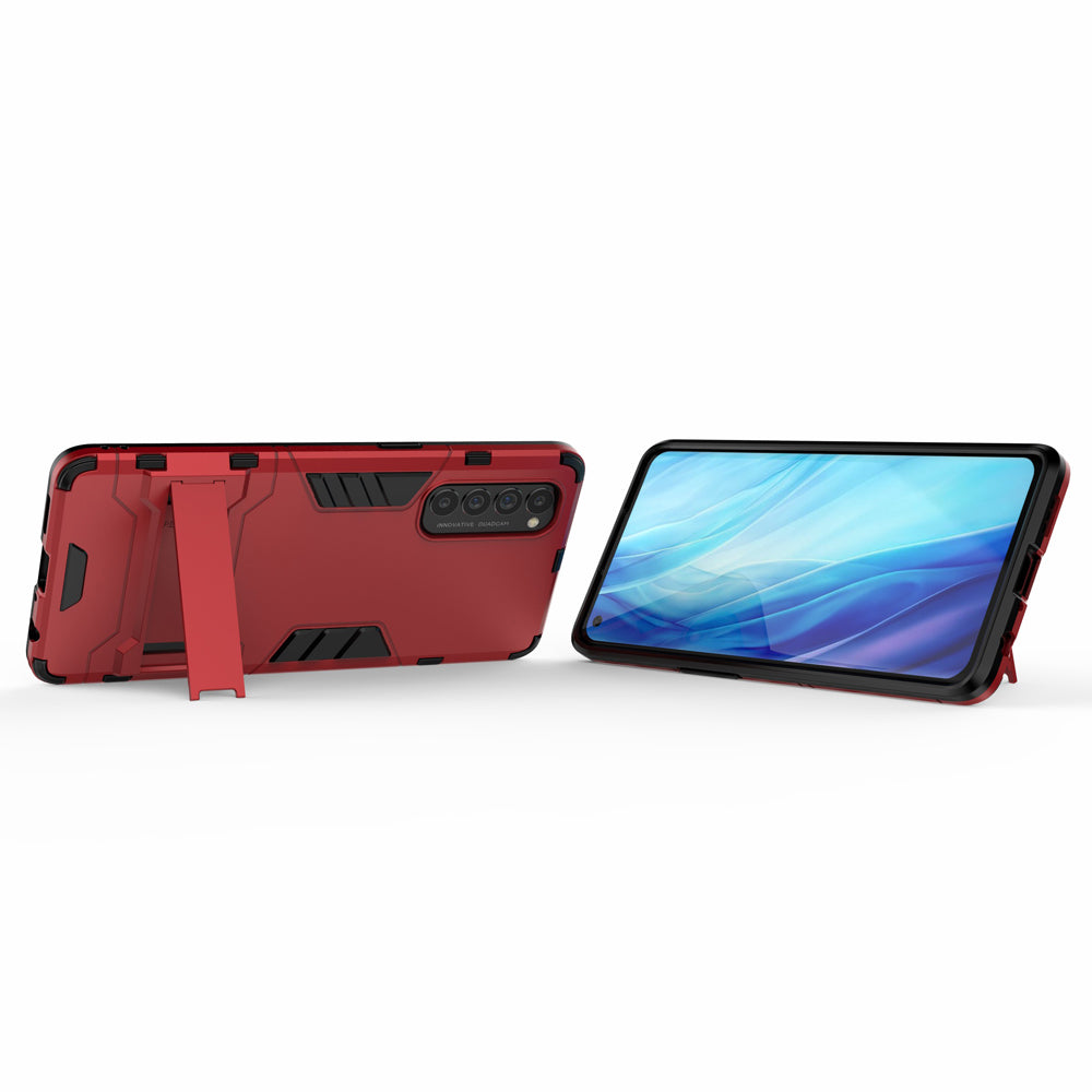 PC + TPU Cover with Kickstand for Oppo Reno4 Pro 4G