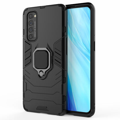 Cool Guard PC + TPU Hybrid Phone Case with Kickstand for Oppo Reno4 Pro 4G