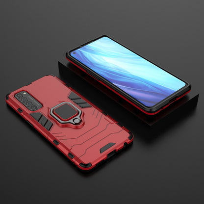 Cool Guard PC + TPU Hybrid Phone Case with Kickstand for Oppo Reno4 Pro 4G