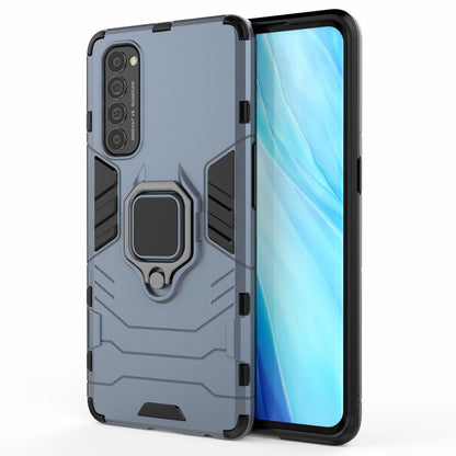 Cool Guard PC + TPU Hybrid Phone Case with Kickstand for Oppo Reno4 Pro 4G