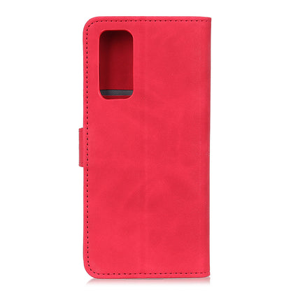 KHAZNEH Retro Style Leather Protective Case Phone Shell for vivo Y20