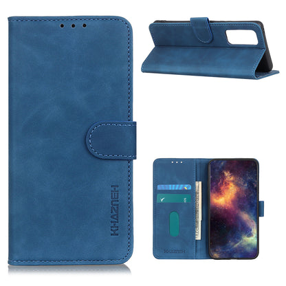 KHAZNEH Retro Style Leather Protective Case Phone Shell for vivo Y20