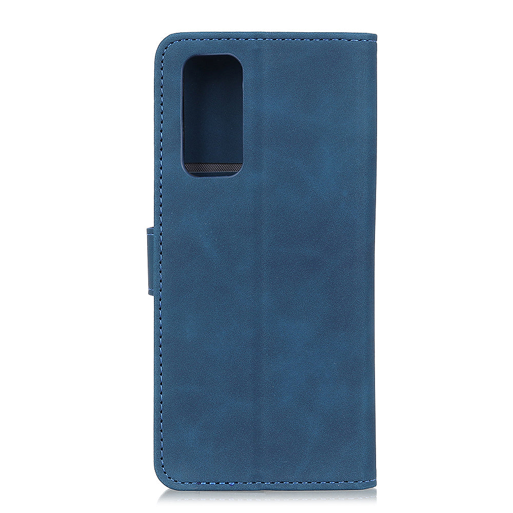 KHAZNEH Retro Style Leather Protective Case Phone Shell for vivo Y20