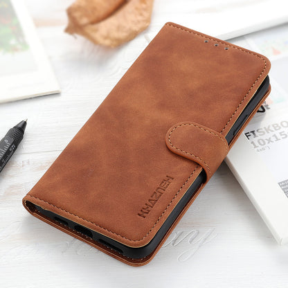 KHAZNEH Retro Style Leather Protective Case Phone Shell for vivo Y20