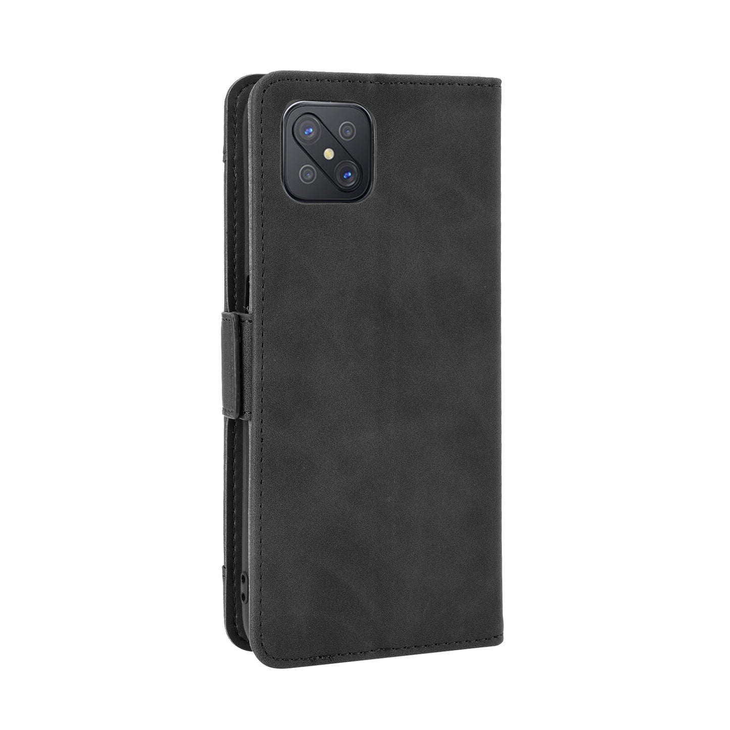 Multiple Card Slots Leather Shell Wallet Cell Phone Cover for OPPO A92s/Reno4 Z 5G with Multi-Angle Stand