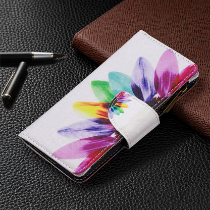 Printing Skin Zipper Pocket Leather Case for Oppo Reno3 Pro/Find X2 Neo