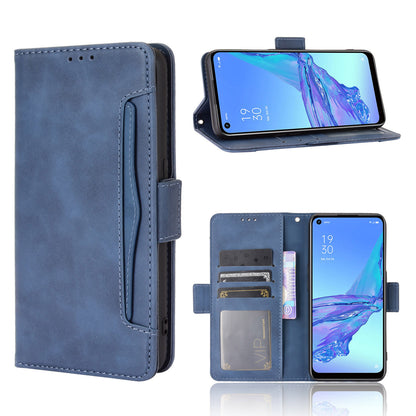 Multiple Card Slots Leather with Wallet Cell Phone Cover for Oppo A53/A32 (2020)