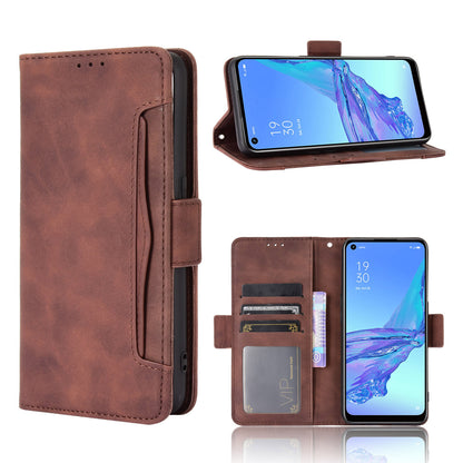 Multiple Card Slots Leather with Wallet Cell Phone Cover for Oppo A53/A32 (2020)