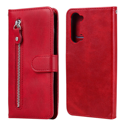 Wallet Zipper Pocket Leather Cover for Oppo Find X2 Lite/Reno3