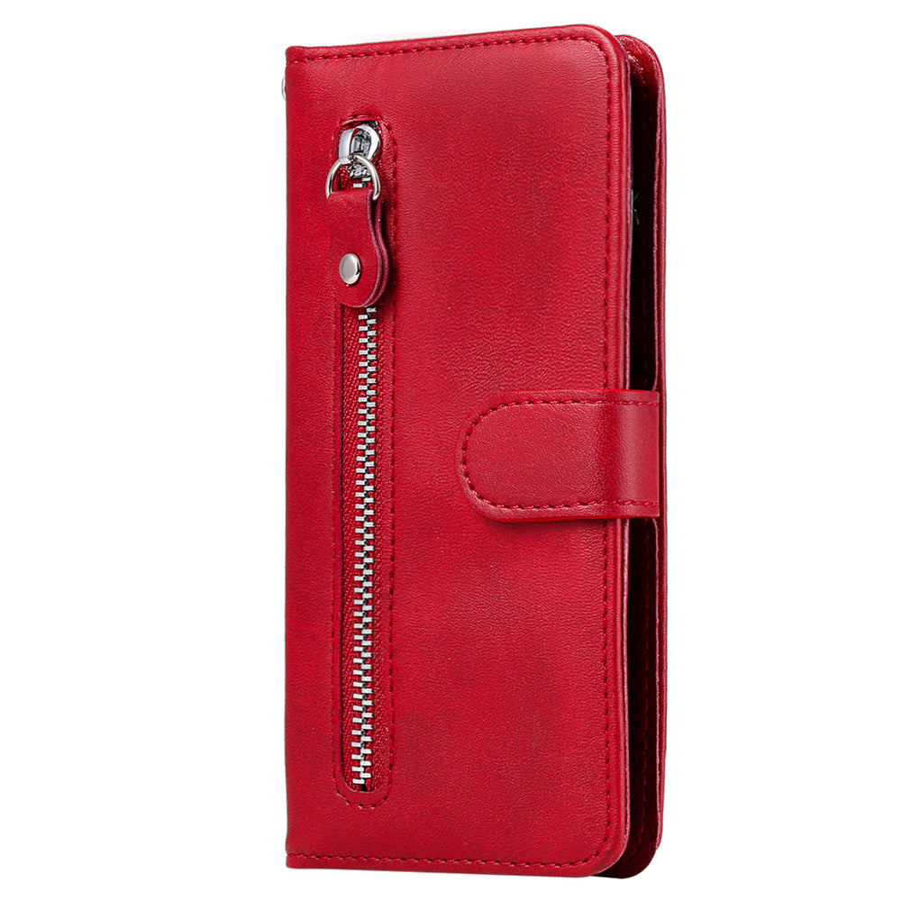 Wallet Zipper Pocket Leather Cover for Oppo Find X2 Lite/Reno3