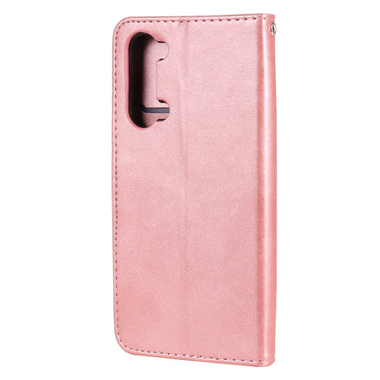 Wallet Zipper Pocket Leather Cover for Oppo Find X2 Lite/Reno3