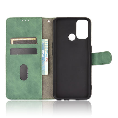 Silky Touch Leather Wallet Case for OPPO A53 (2020)/A32 (2020)