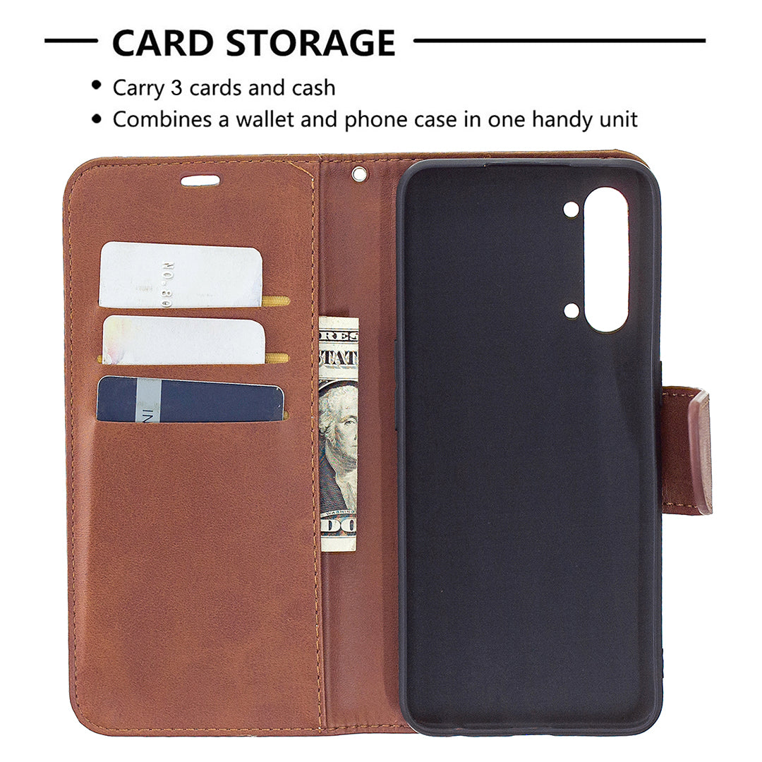 PU Leather Wallet Stand Phone Case for Oppo Find X2 Lite