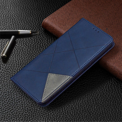 Geometric Pattern Leather Stand Case Card Holder Shell for Oppo Find X2 Lite