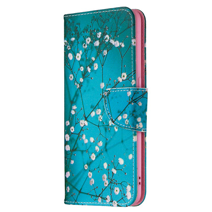 Pattern Printing Leather Wallet Protective Case for Oppo Find X2 Lite