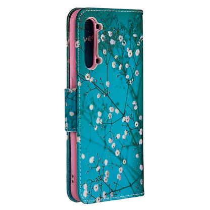 Pattern Printing Leather Wallet Protective Case for Oppo Find X2 Lite