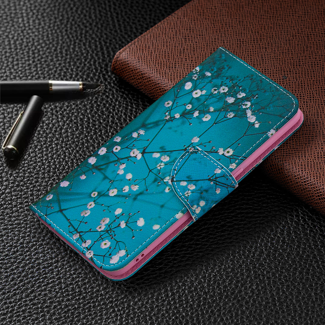 Pattern Printing Leather Wallet Protective Case for Oppo Find X2 Lite