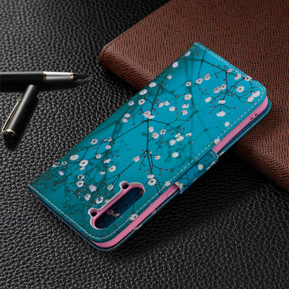 Pattern Printing Leather Wallet Protective Case for Oppo Find X2 Lite