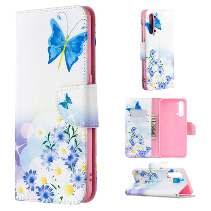 Pattern Printing Leather Wallet Protective Case for Oppo Find X2 Lite