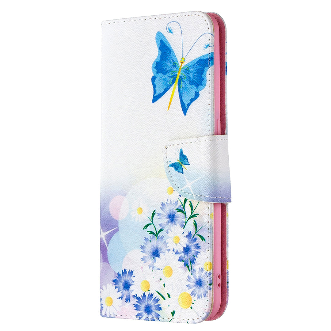 Pattern Printing Leather Wallet Protective Case for Oppo Find X2 Lite