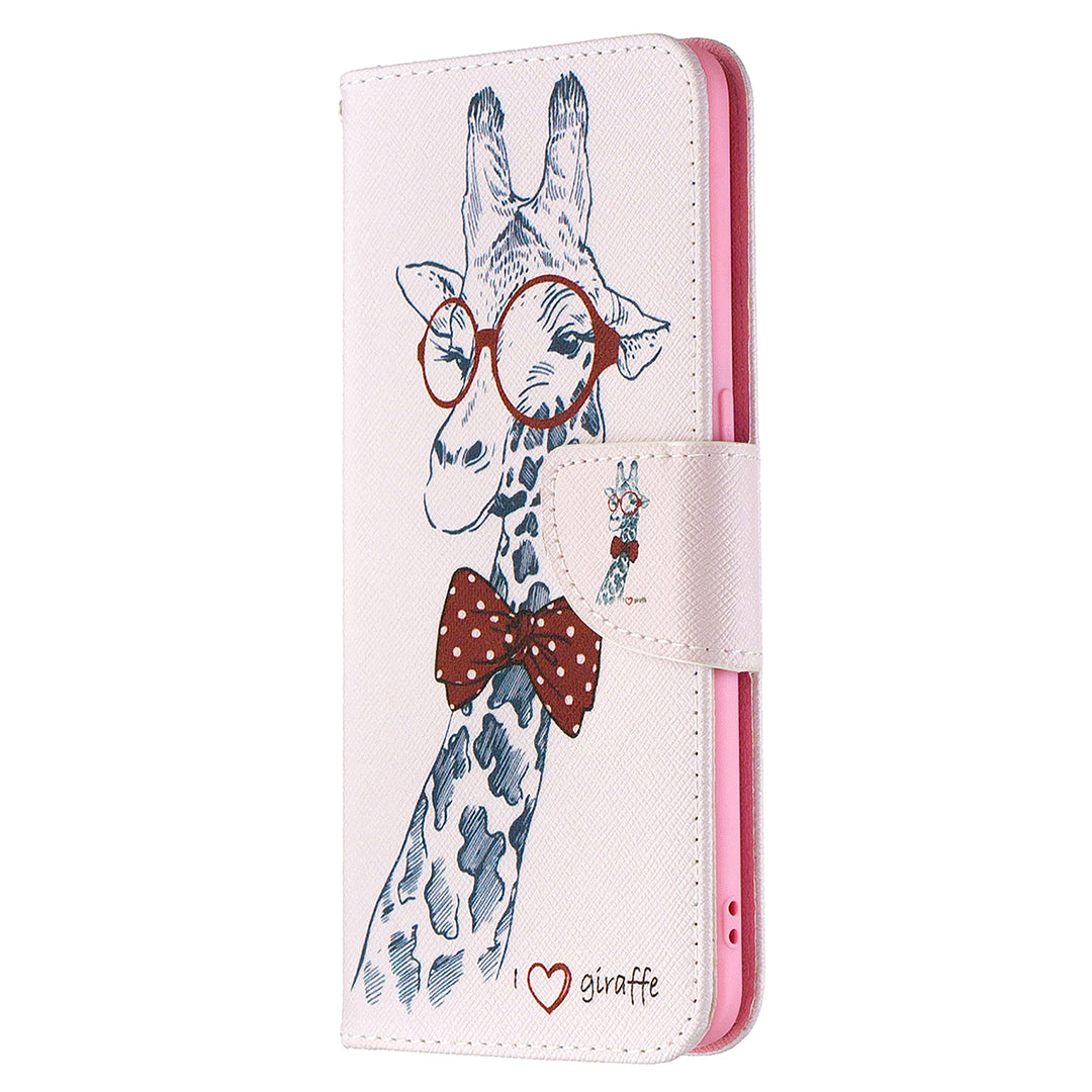 Pattern Printing Leather Wallet Protective Case for Oppo Find X2 Lite