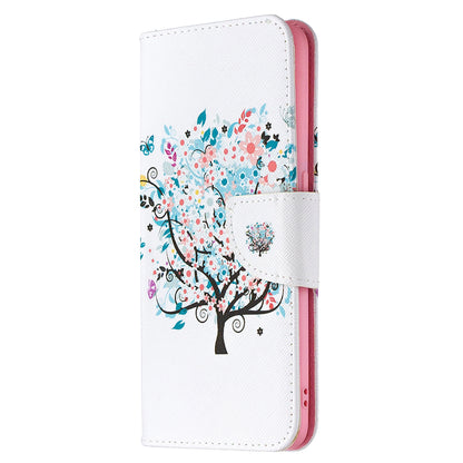 Pattern Printing Leather Wallet Protective Case for Oppo Find X2 Lite