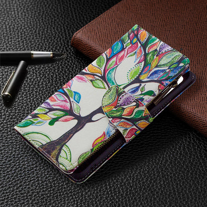 BF03 Pattern Printing Zipper Wallet Leather Phone Case for Oppo Find X2 Lite