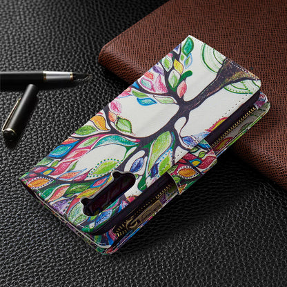 BF03 Pattern Printing Zipper Wallet Leather Phone Case for Oppo Find X2 Lite