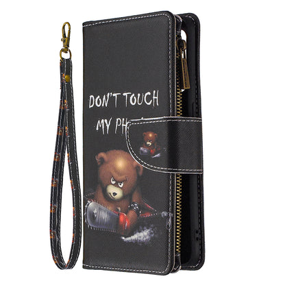 BF03 Pattern Printing Zipper Wallet Leather Phone Case for Oppo Find X2 Lite