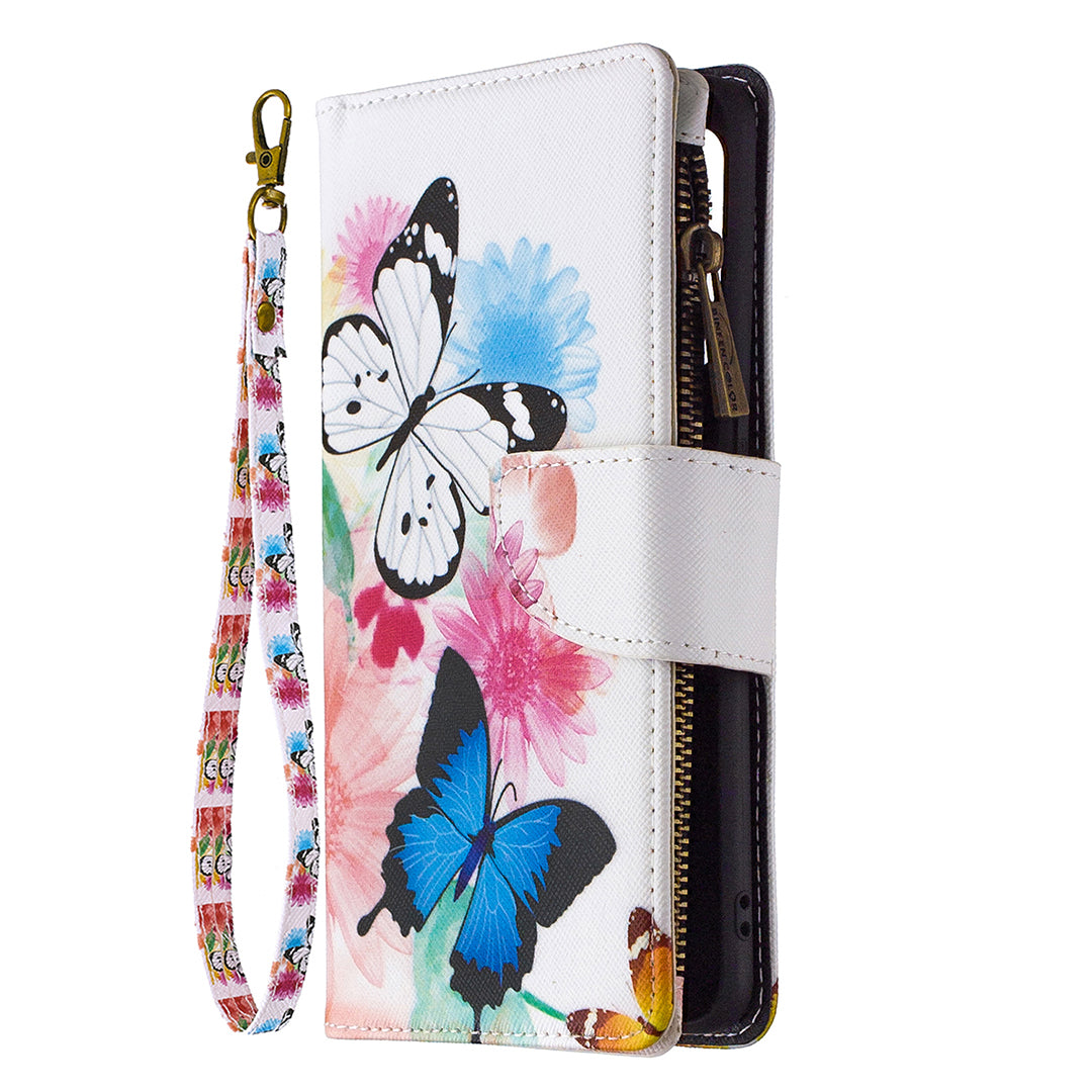 BF03 Pattern Printing Zipper Wallet Leather Phone Case for Oppo Find X2 Lite