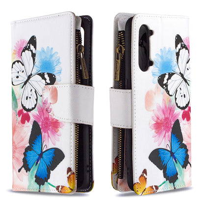 BF03 Pattern Printing Zipper Wallet Leather Phone Case for Oppo Find X2 Lite